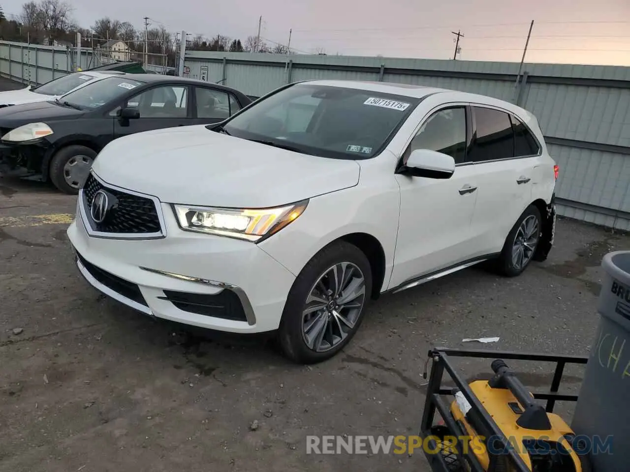 1 fotografías del automóvil dañado 5J8YD4H55KL020147 ACURA MDX 2019