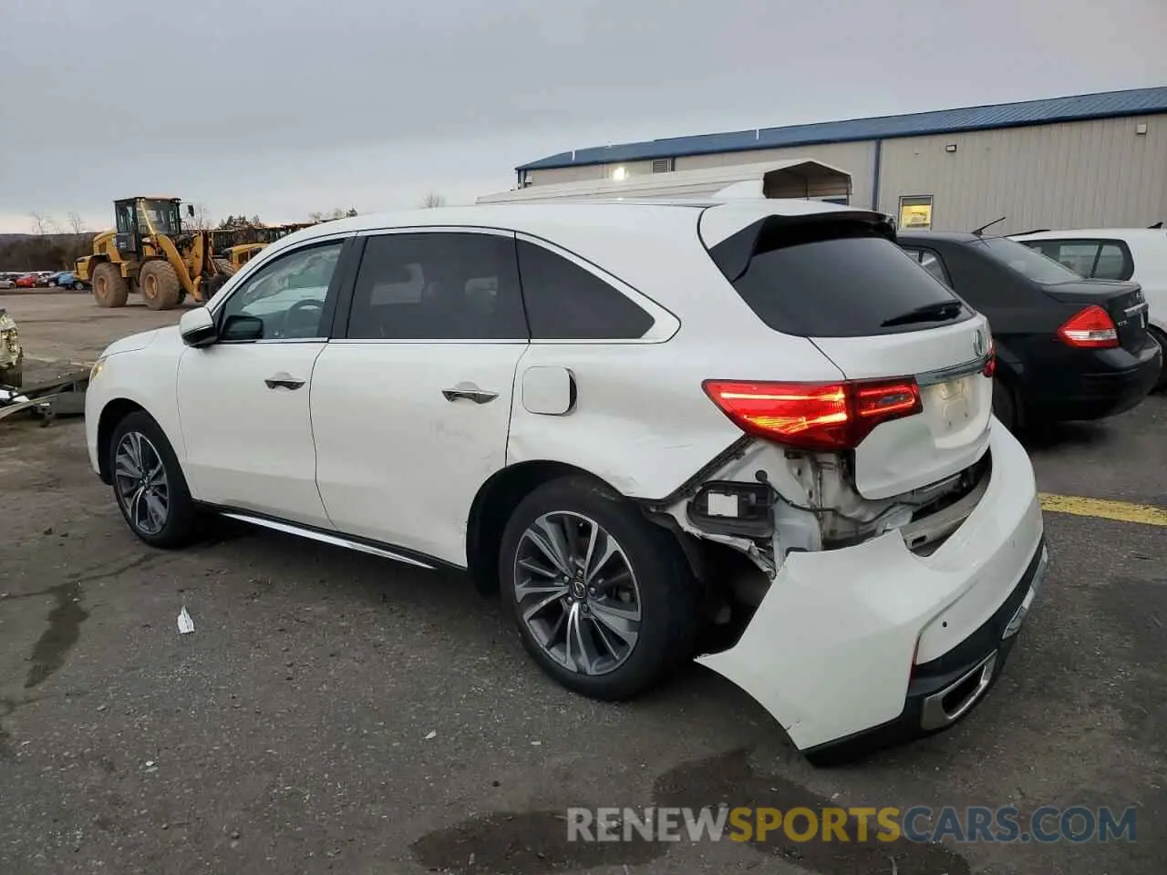 2 fotografías del automóvil dañado 5J8YD4H55KL020147 ACURA MDX 2019