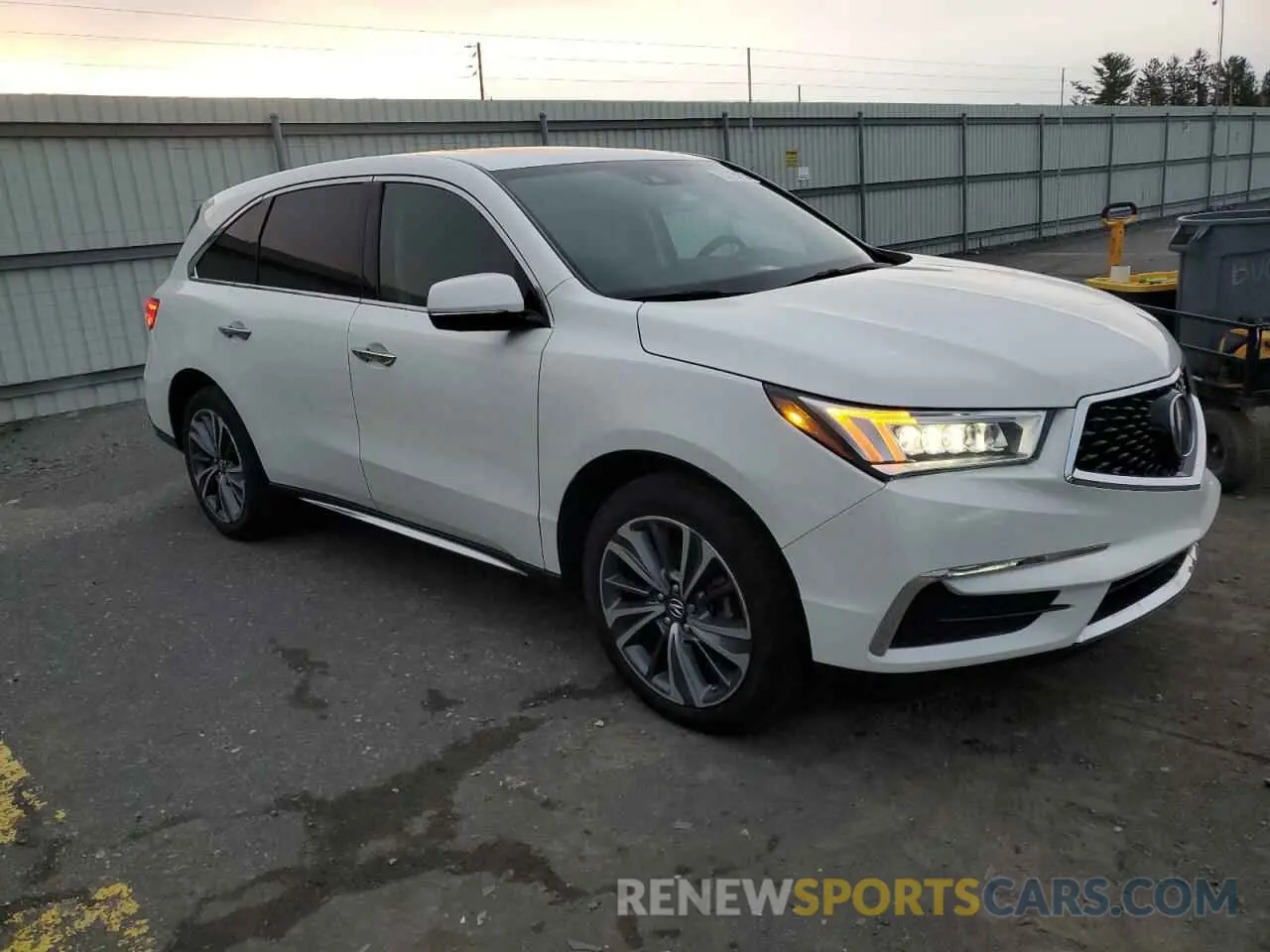 4 fotografías del automóvil dañado 5J8YD4H55KL020147 ACURA MDX 2019