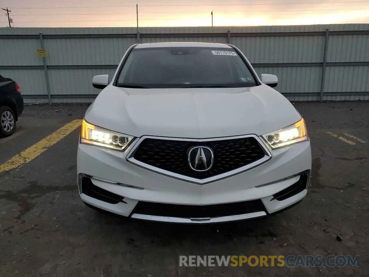5 fotografías del automóvil dañado 5J8YD4H55KL020147 ACURA MDX 2019