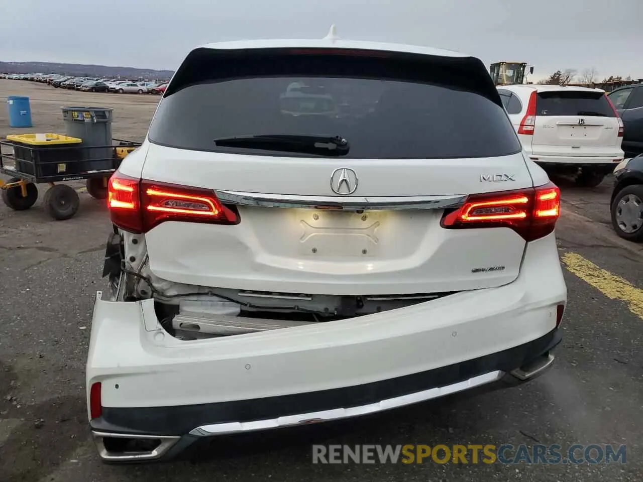 6 fotografías del automóvil dañado 5J8YD4H55KL020147 ACURA MDX 2019