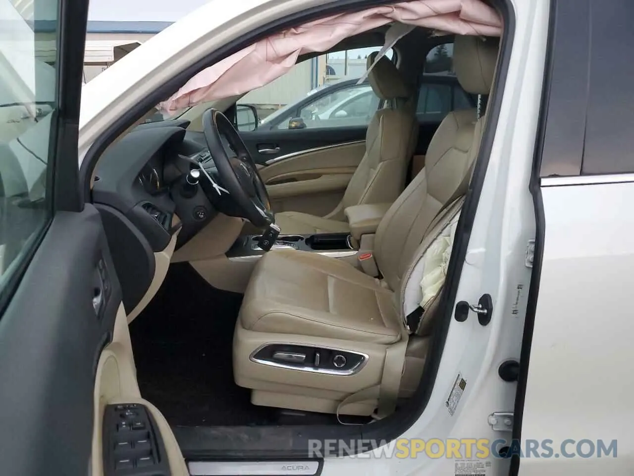 7 fotografías del automóvil dañado 5J8YD4H55KL020147 ACURA MDX 2019
