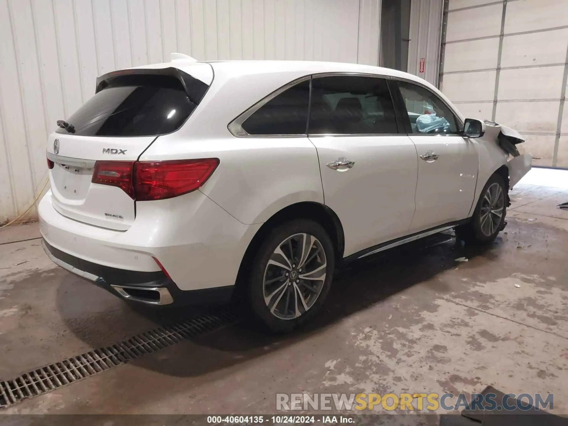 4 fotografías del automóvil dañado 5J8YD4H55KL026773 ACURA MDX 2019