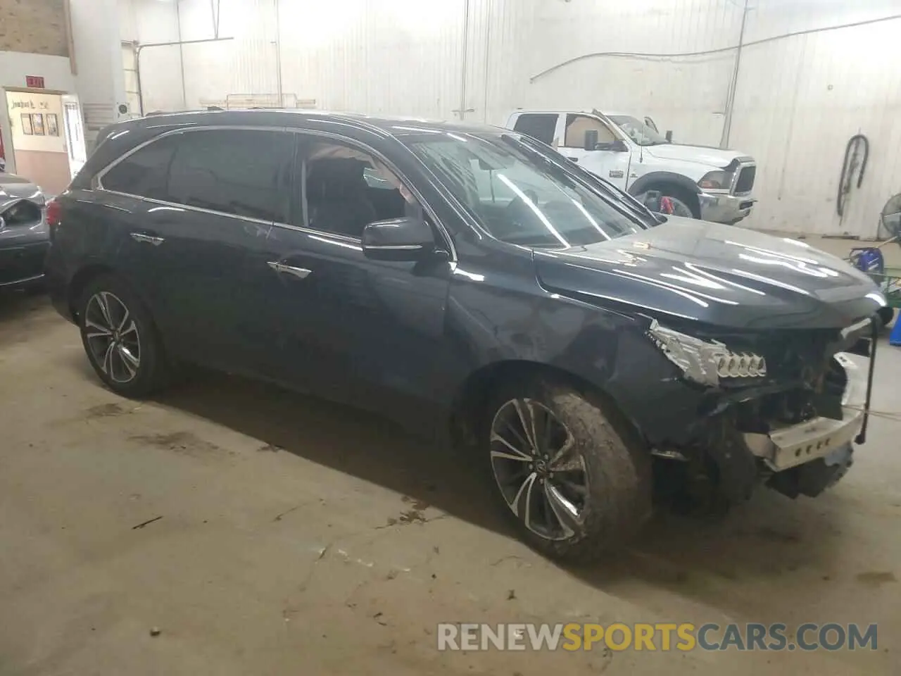 4 fotografías del automóvil dañado 5J8YD4H56KL009397 ACURA MDX 2019