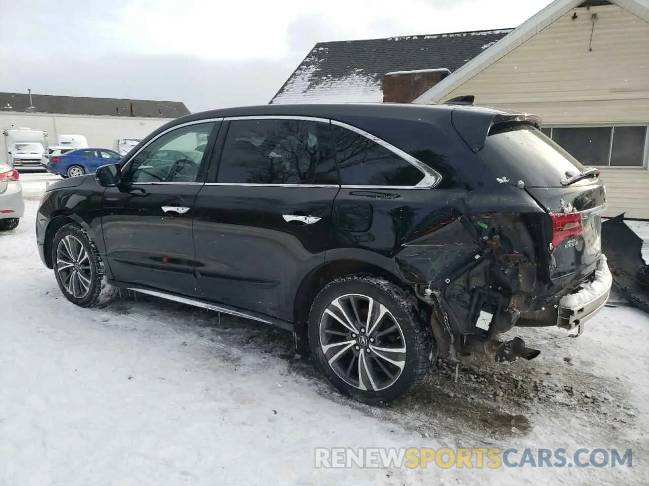 2 fotografías del automóvil dañado 5J8YD4H56KL012512 ACURA MDX 2019