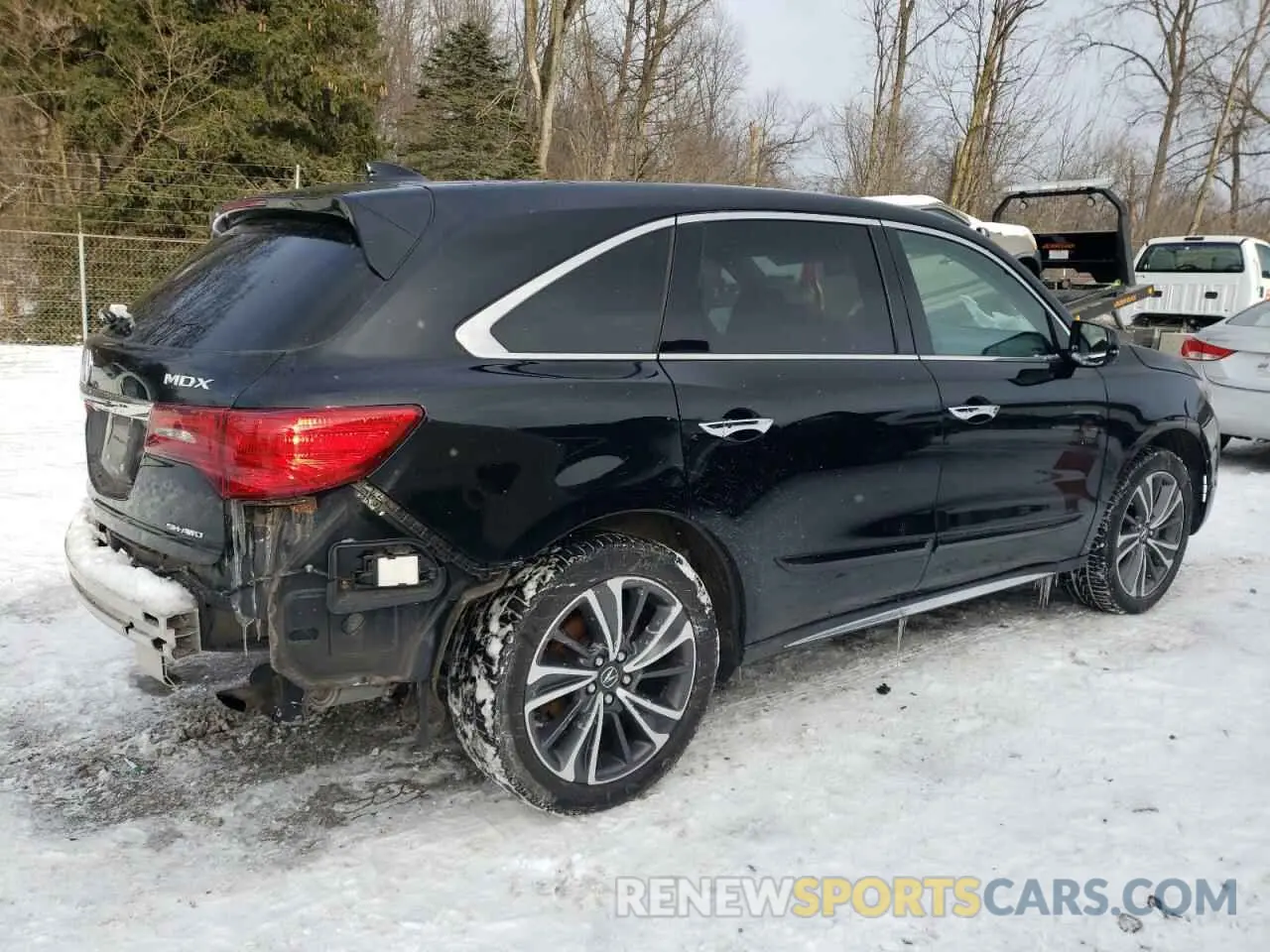 3 fotografías del automóvil dañado 5J8YD4H56KL012512 ACURA MDX 2019