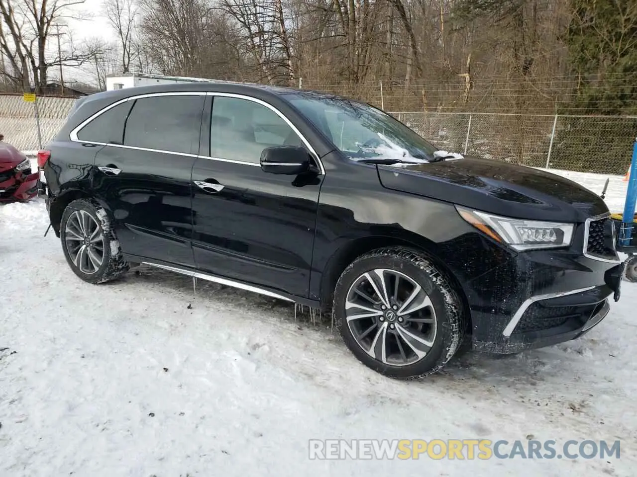 4 fotografías del automóvil dañado 5J8YD4H56KL012512 ACURA MDX 2019