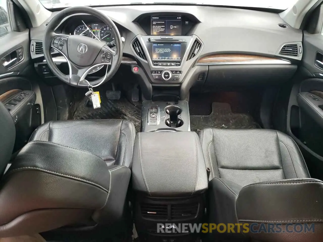 8 fotografías del automóvil dañado 5J8YD4H56KL012512 ACURA MDX 2019