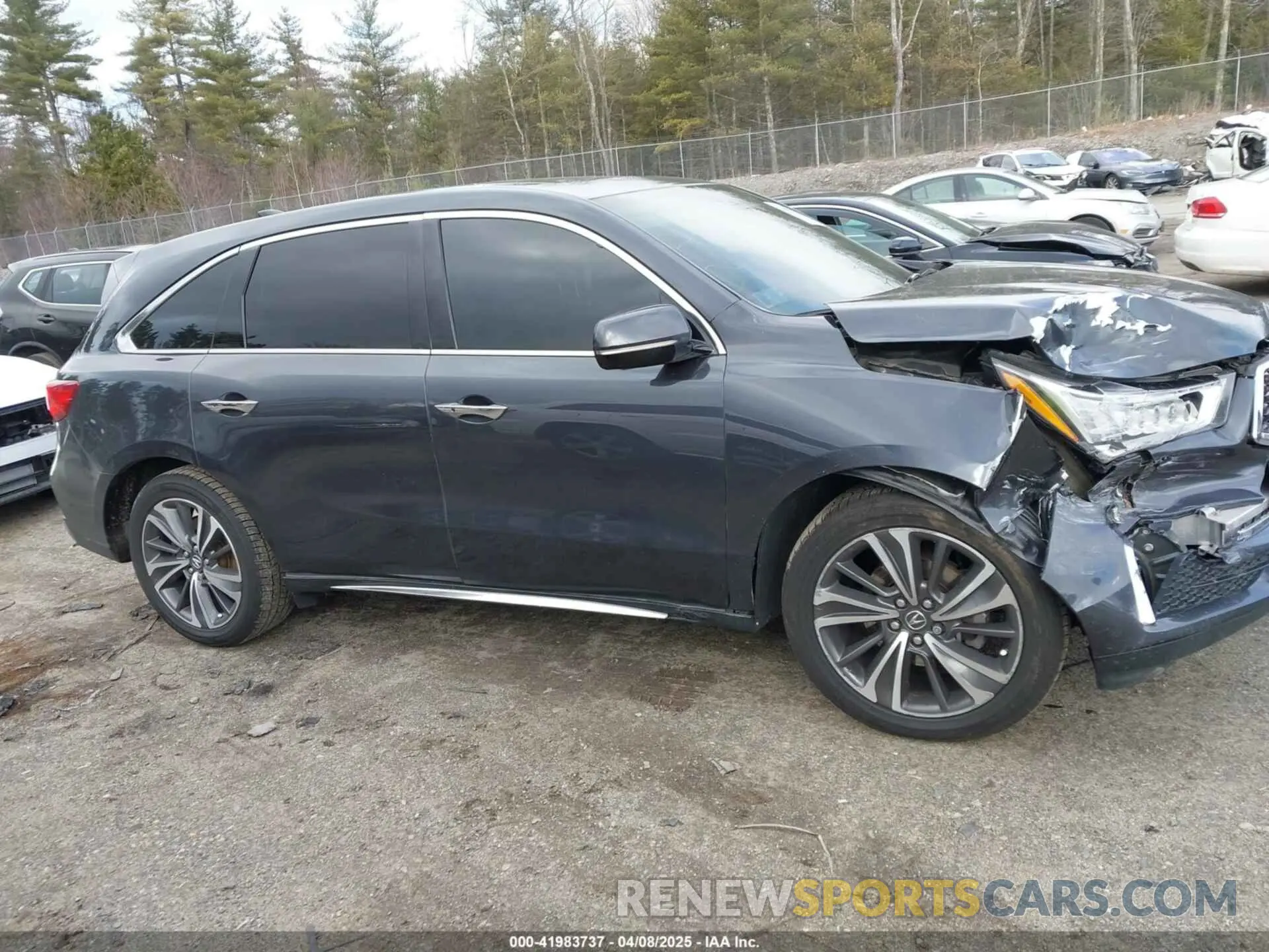14 fotografías del automóvil dañado 5J8YD4H57KL010798 ACURA MDX 2019