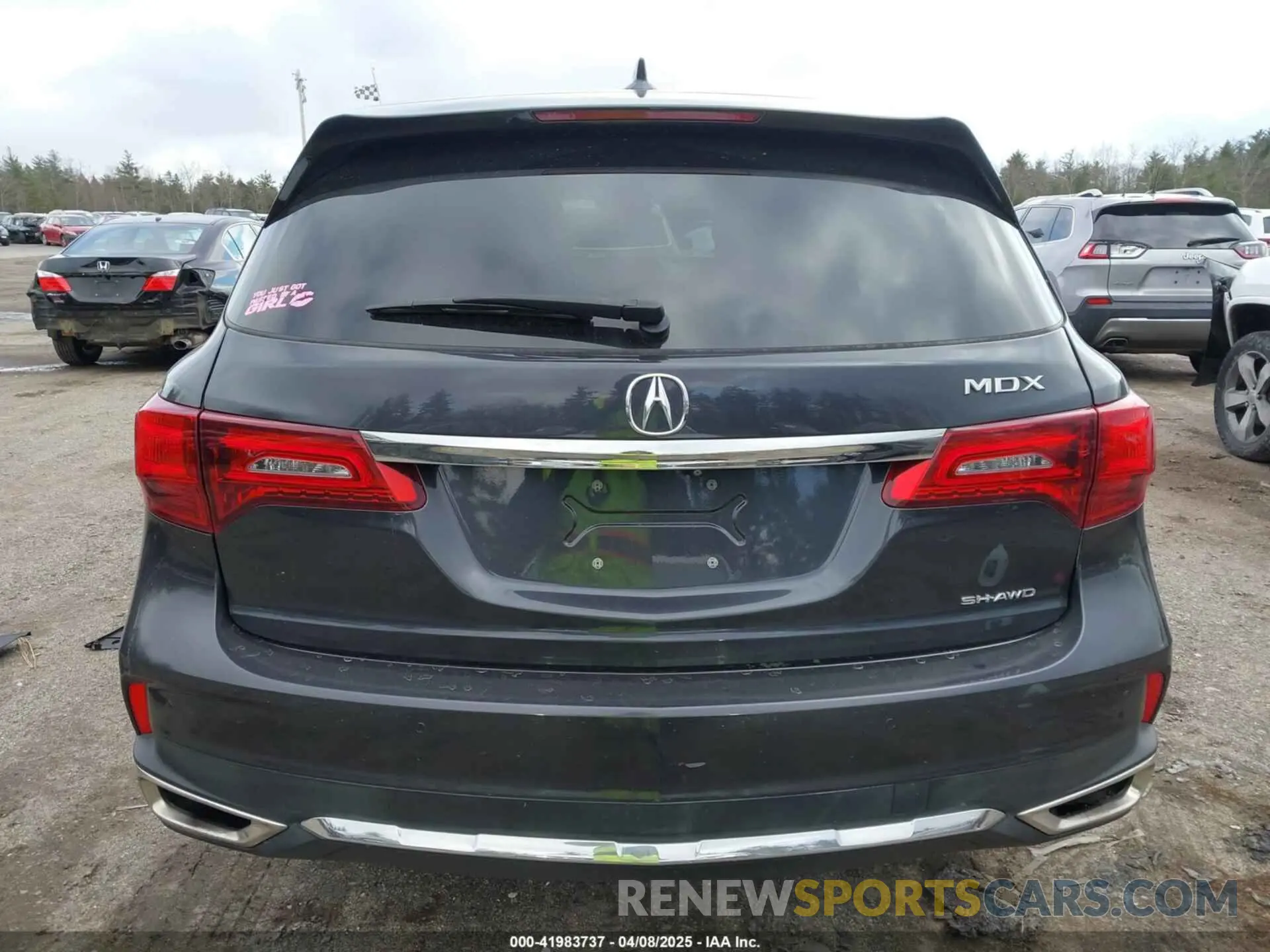 17 fotografías del automóvil dañado 5J8YD4H57KL010798 ACURA MDX 2019