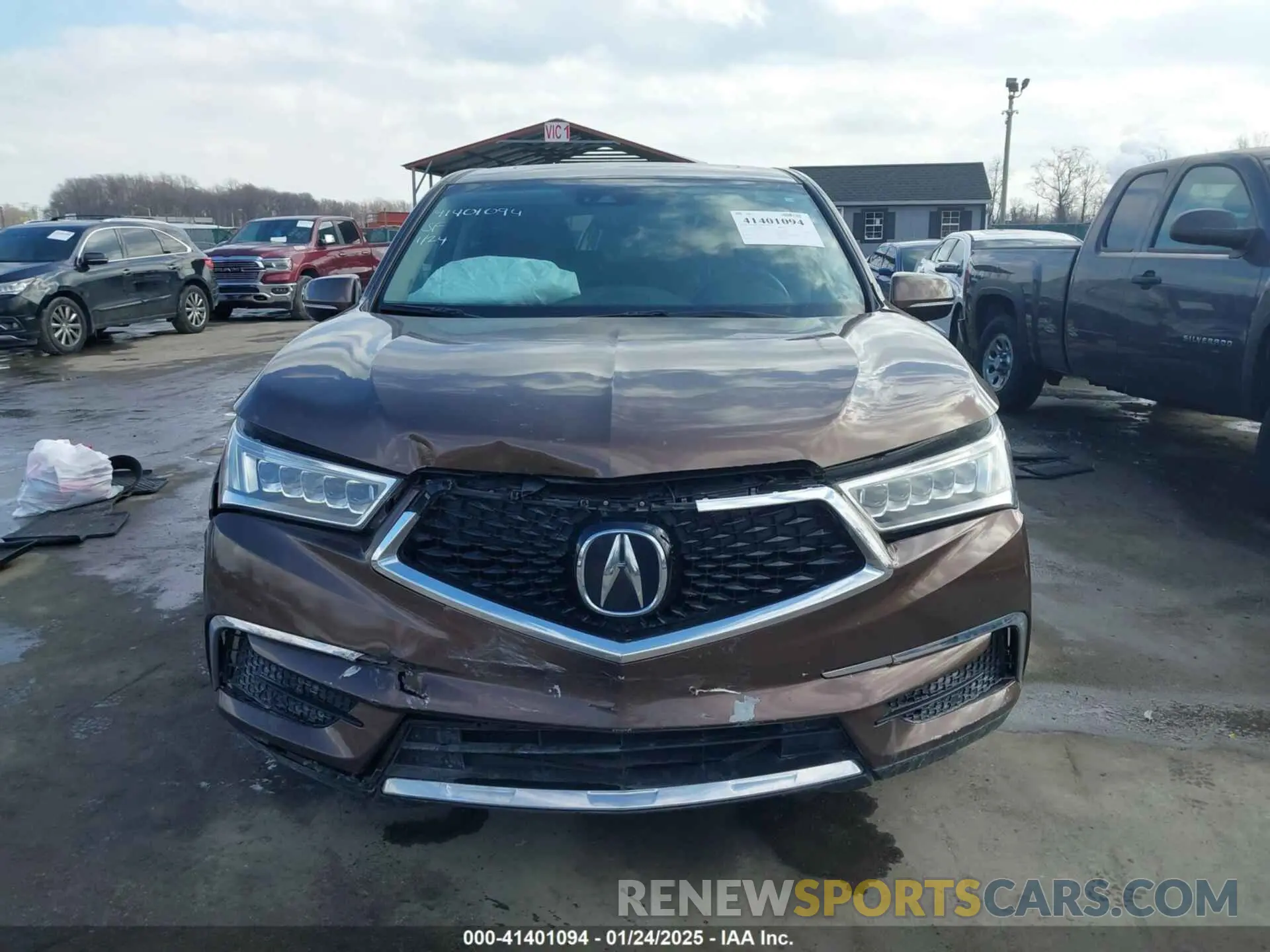 12 fotografías del automóvil dañado 5J8YD4H57KL018187 ACURA MDX 2019