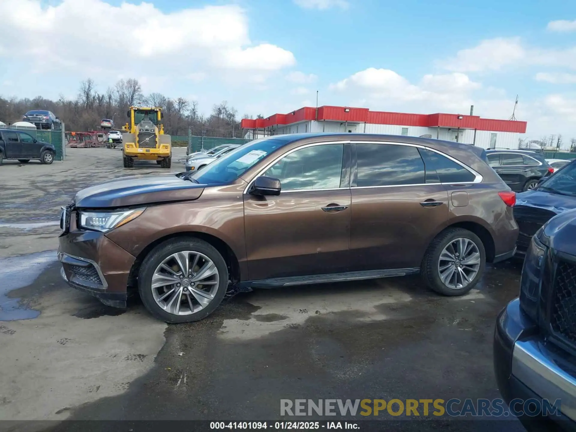 14 fotografías del automóvil dañado 5J8YD4H57KL018187 ACURA MDX 2019