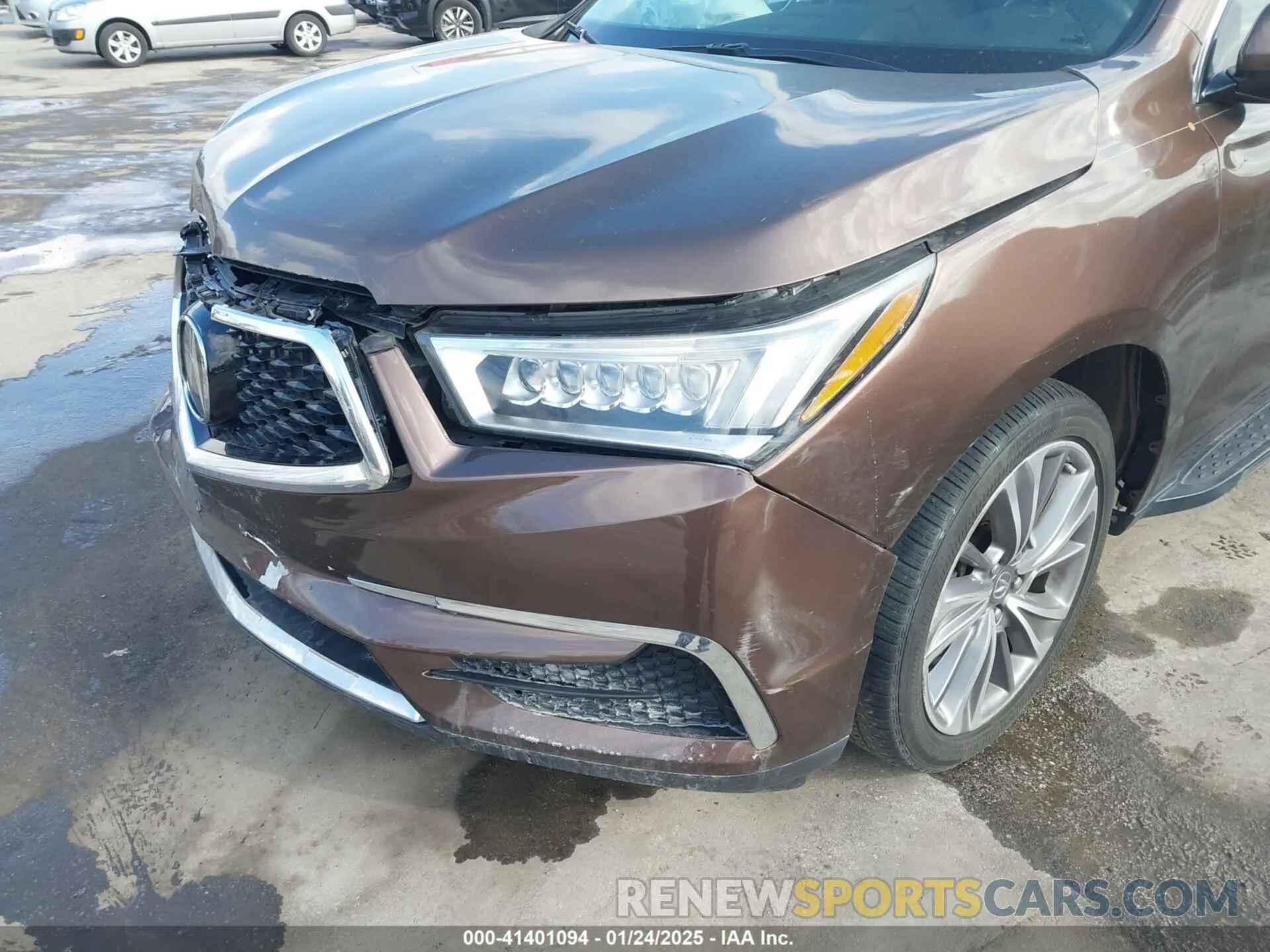 6 fotografías del automóvil dañado 5J8YD4H57KL018187 ACURA MDX 2019