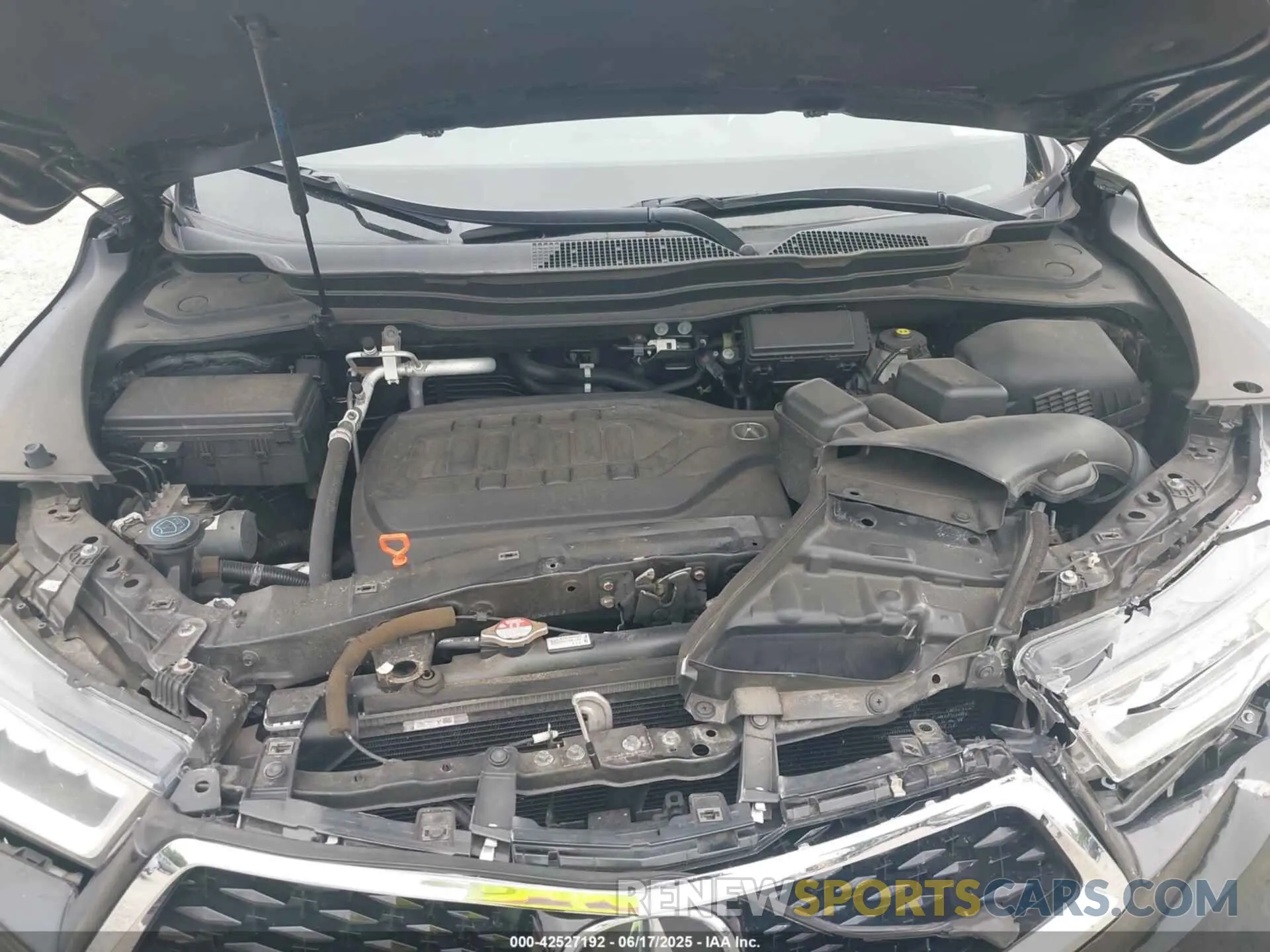 10 fotografías del automóvil dañado 5J8YD4H58KL032678 ACURA MDX 2019