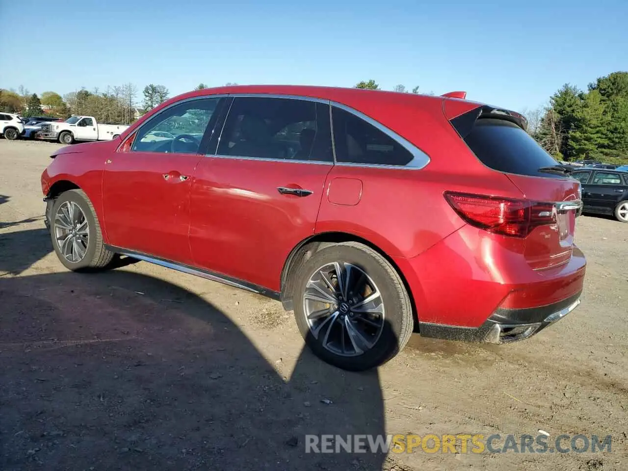 2 fotografías del automóvil dañado 5J8YD4H59KL003061 ACURA MDX 2019