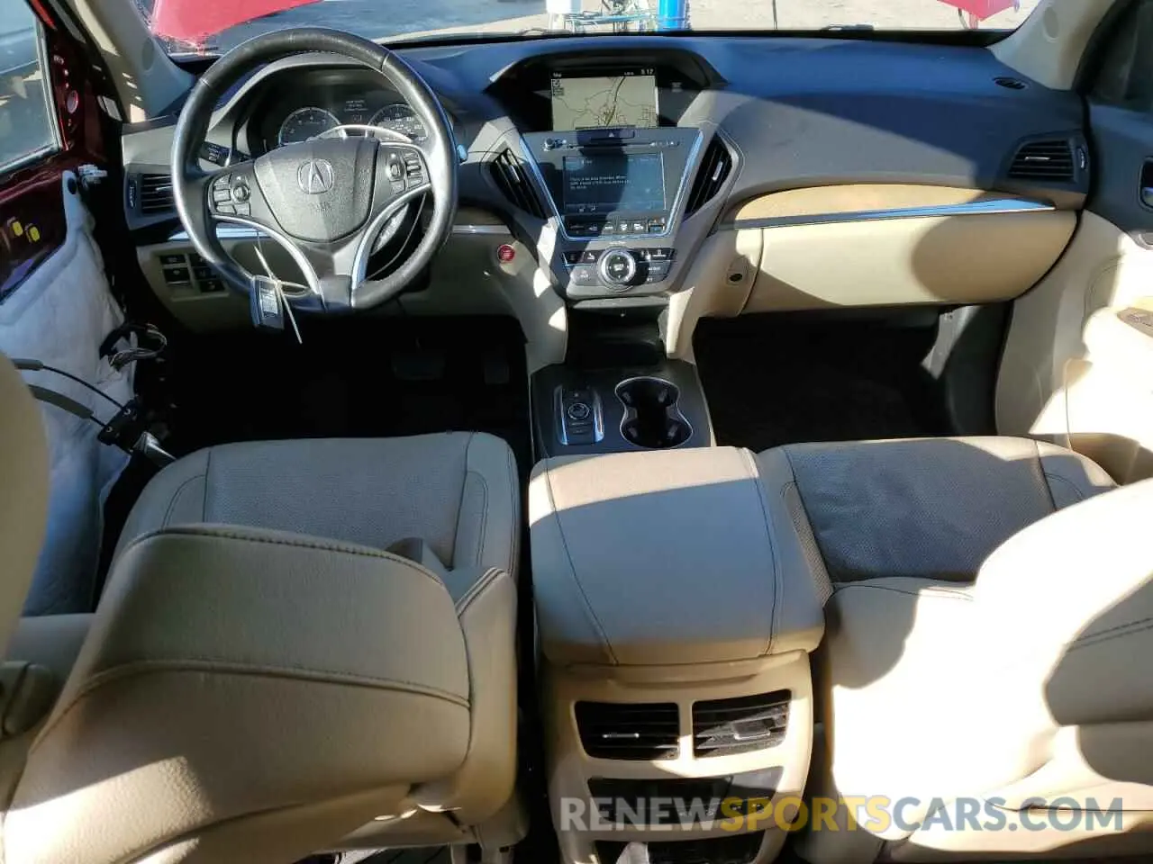 8 fotografías del automóvil dañado 5J8YD4H59KL003061 ACURA MDX 2019