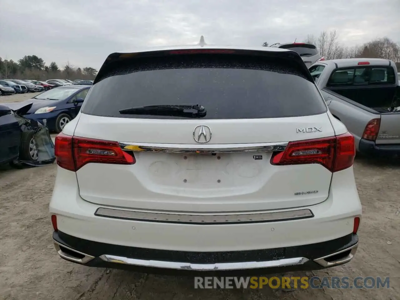 6 fotografías del automóvil dañado 5J8YD4H5XKL020550 ACURA MDX 2019