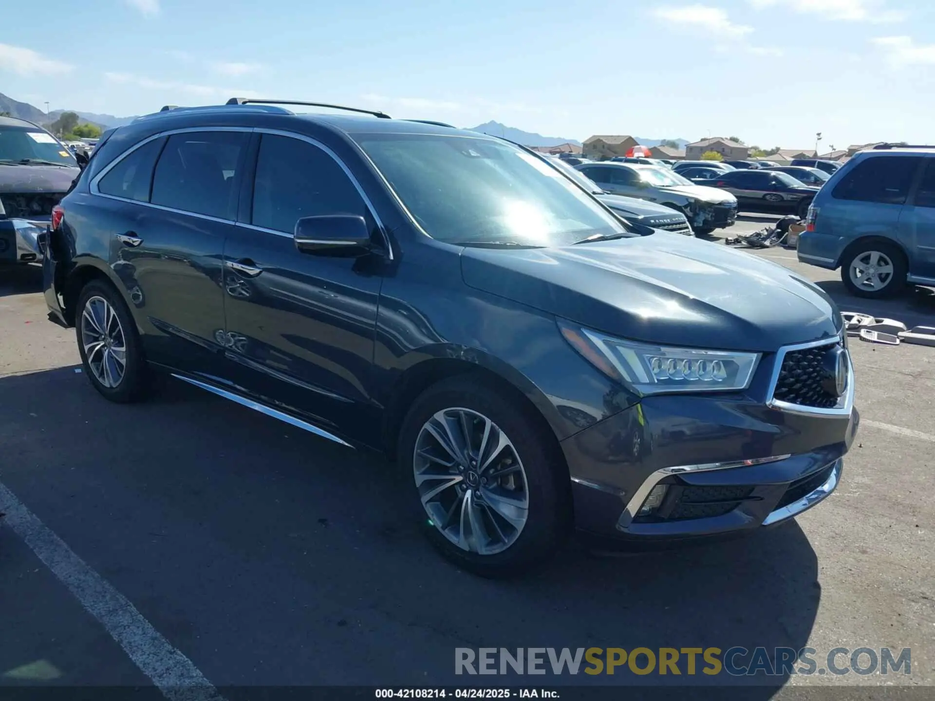 1 fotografías del automóvil dañado 5J8YD4H5XKL029023 ACURA MDX 2019