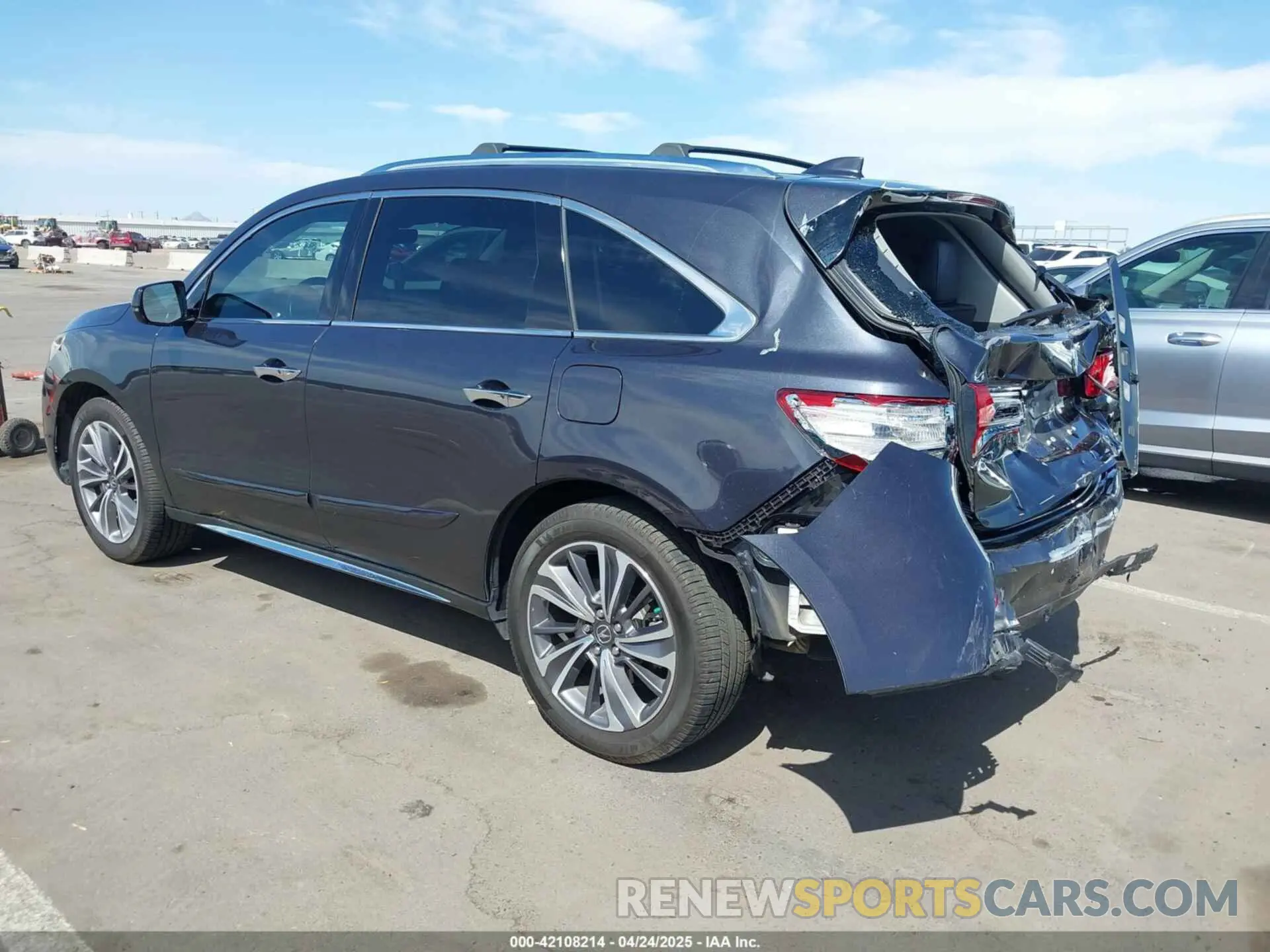 3 fotografías del automóvil dañado 5J8YD4H5XKL029023 ACURA MDX 2019