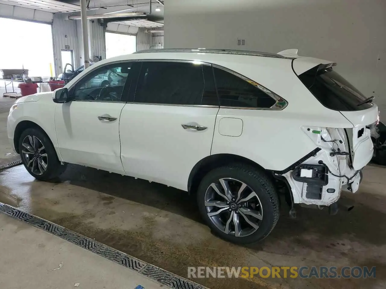 2 fotografías del automóvil dañado 5J8YD4H81KL003761 ACURA MDX 2019