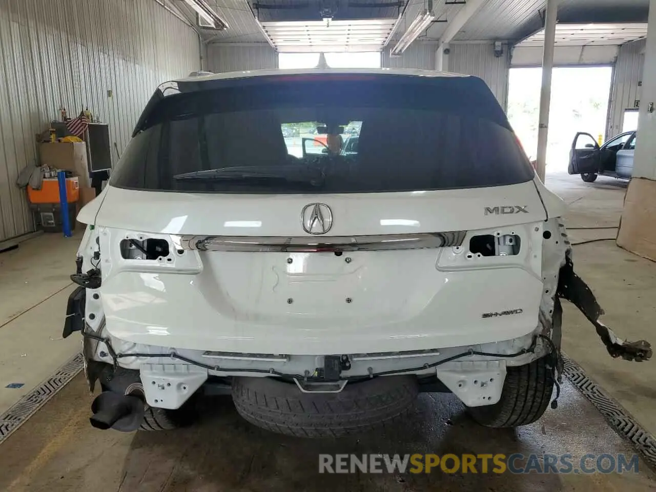6 fotografías del automóvil dañado 5J8YD4H81KL003761 ACURA MDX 2019
