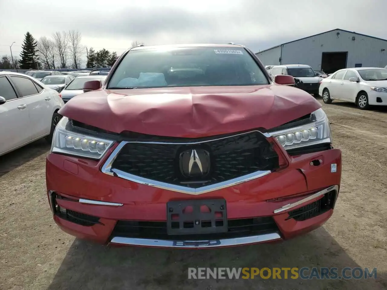 5 fotografías del automóvil dañado 5J8YD4H83KL800058 ACURA MDX 2019