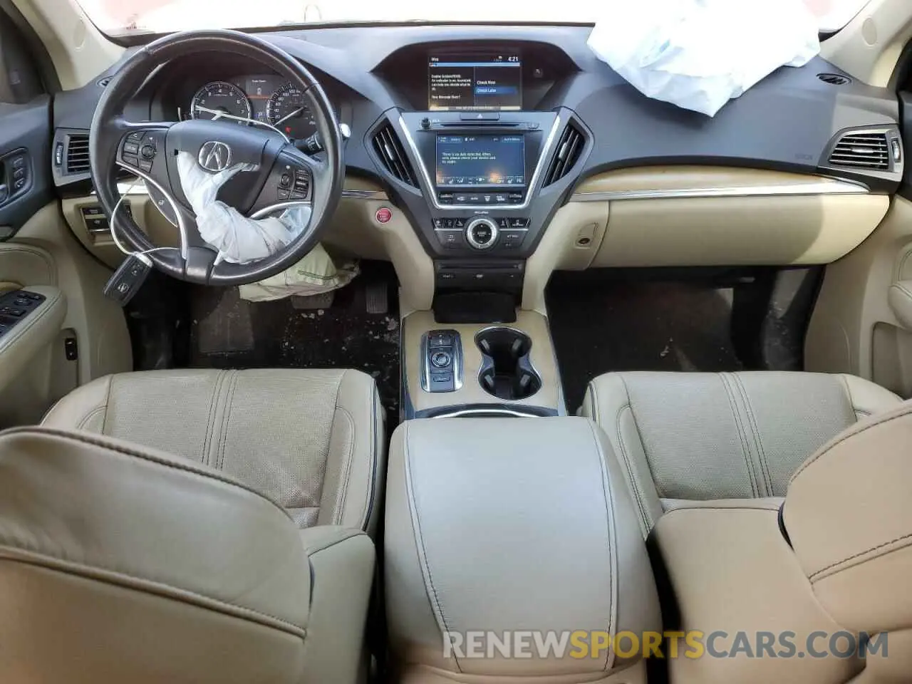 8 fotografías del automóvil dañado 5J8YD4H83KL800058 ACURA MDX 2019