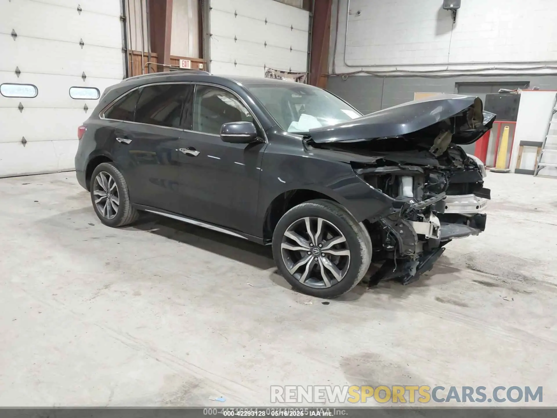1 fotografías del automóvil dañado 5J8YD4H89KL015348 ACURA MDX 2019