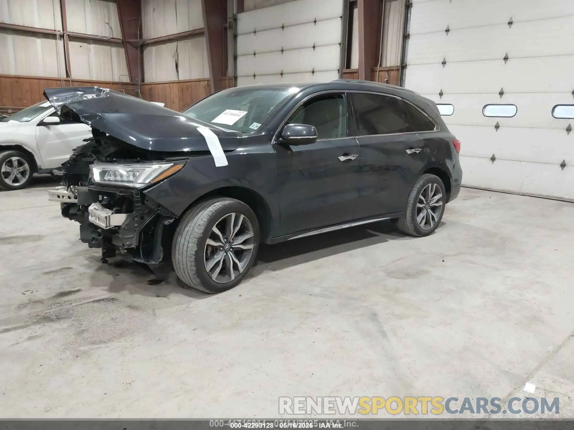2 fotografías del automóvil dañado 5J8YD4H89KL015348 ACURA MDX 2019
