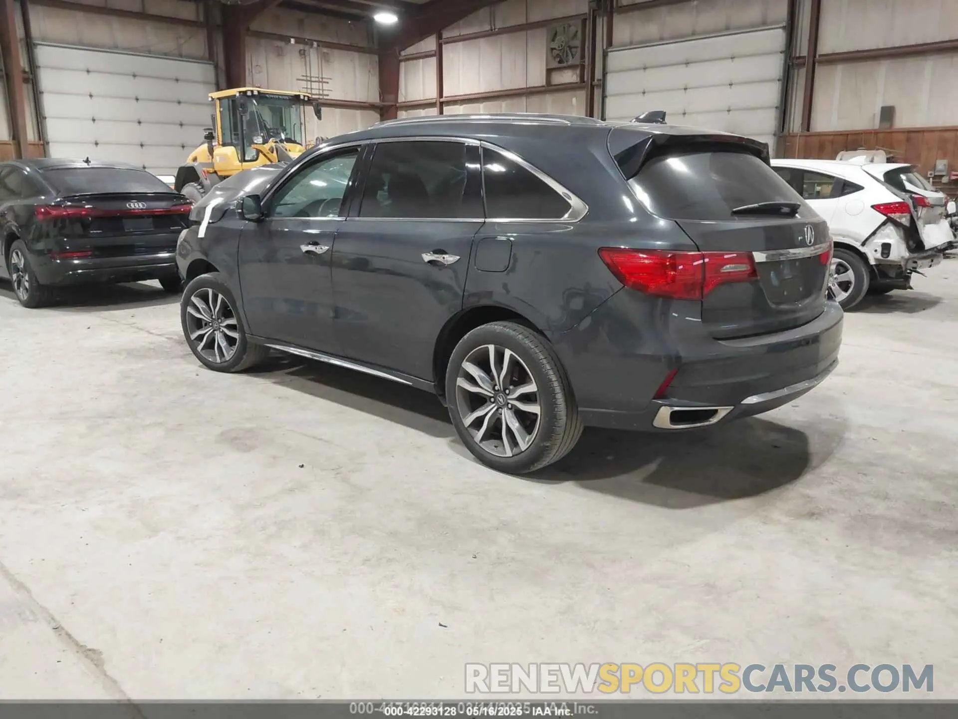 3 fotografías del automóvil dañado 5J8YD4H89KL015348 ACURA MDX 2019
