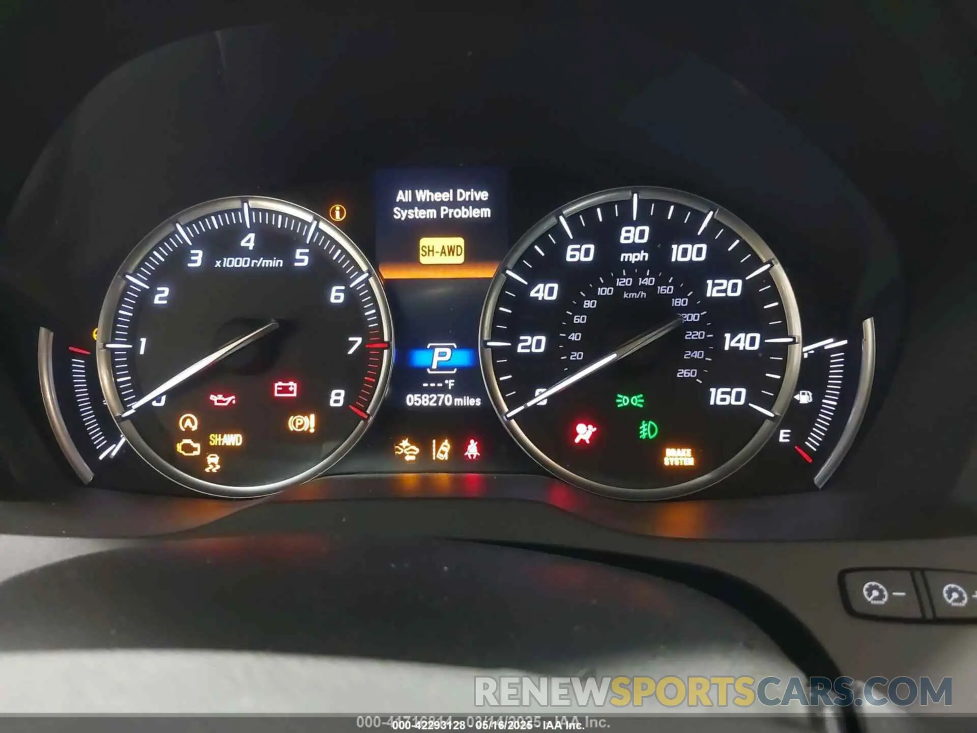 7 fotografías del automóvil dañado 5J8YD4H89KL015348 ACURA MDX 2019