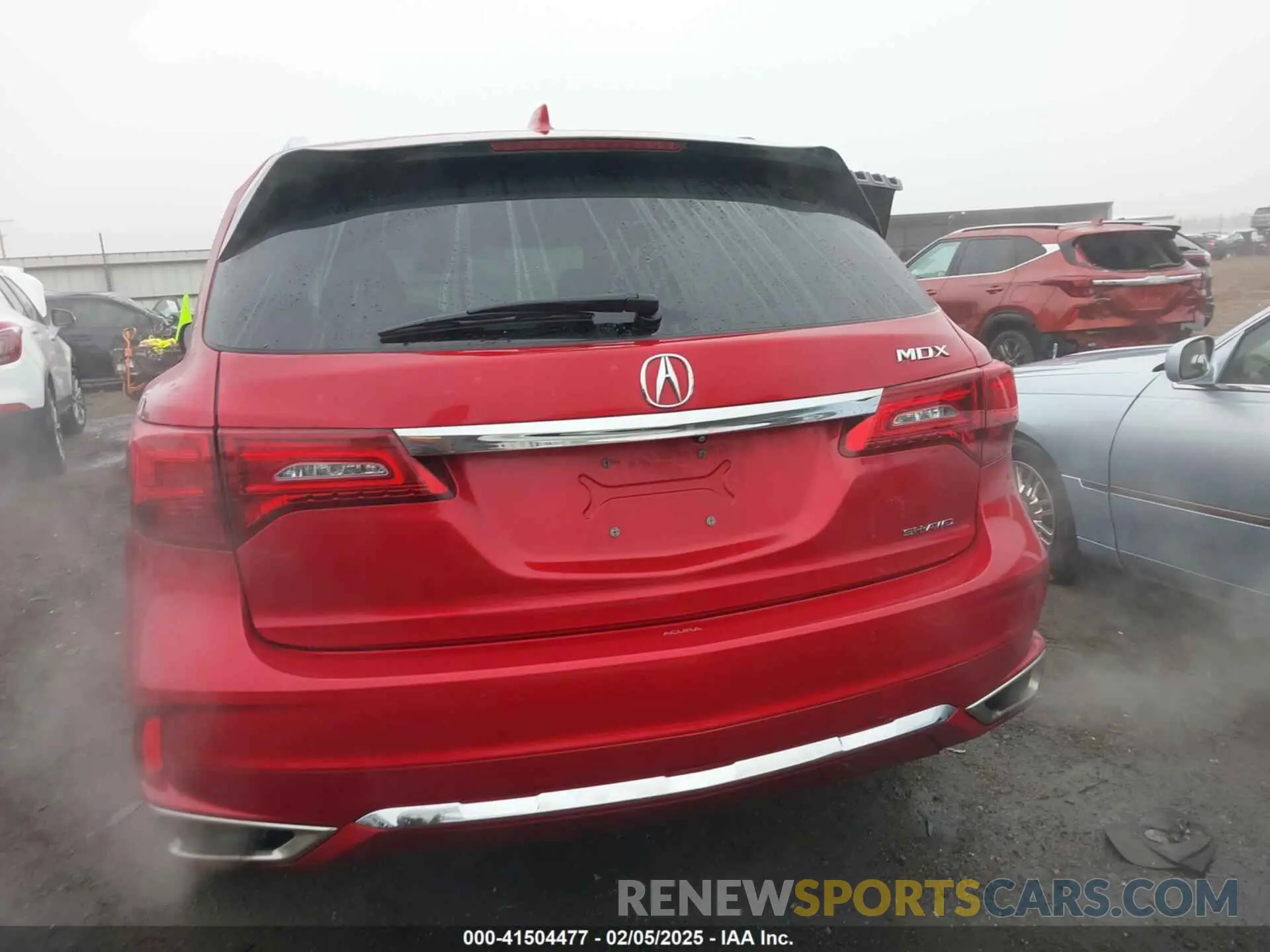 16 fotografías del automóvil dañado 5J8YD4H8XKL013639 ACURA MDX 2019