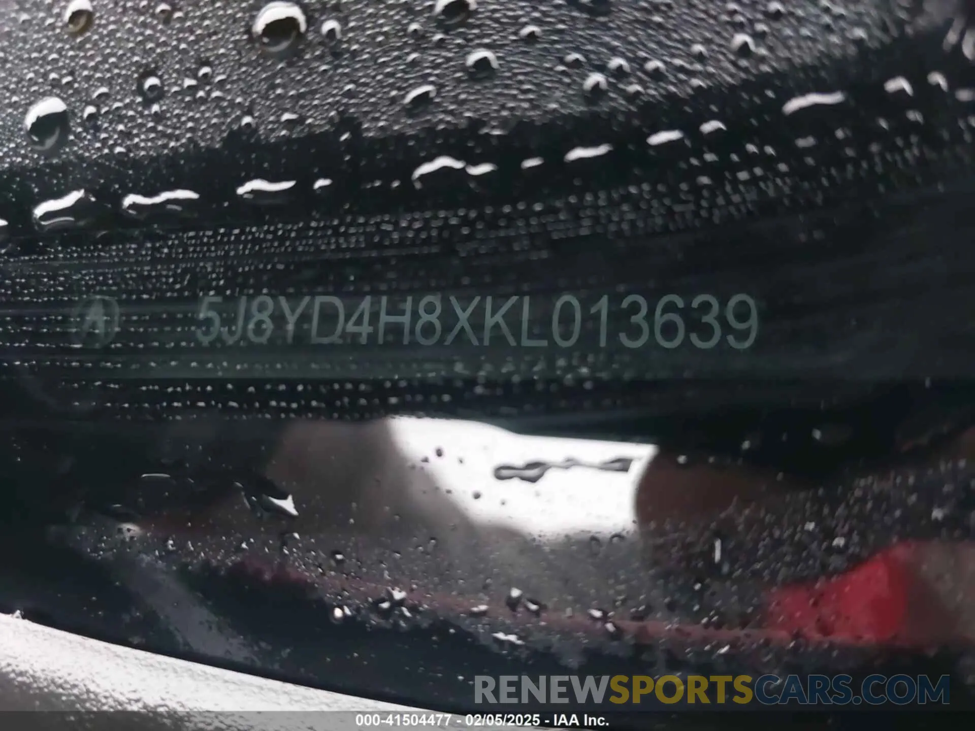 9 fotografías del automóvil dañado 5J8YD4H8XKL013639 ACURA MDX 2019