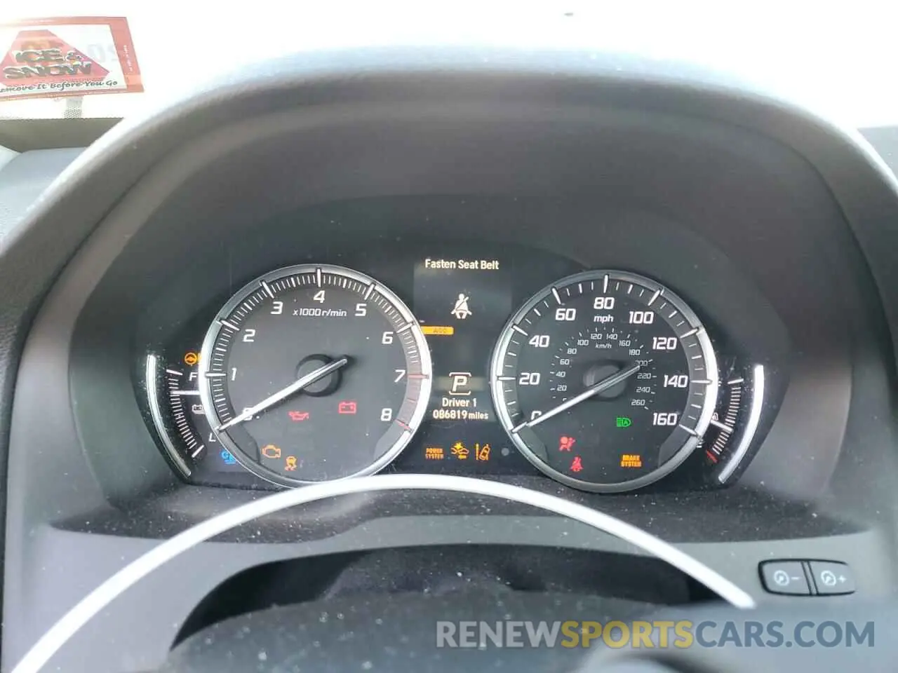 9 fotografías del automóvil dañado 5J8YD7H50KL000227 ACURA MDX 2019
