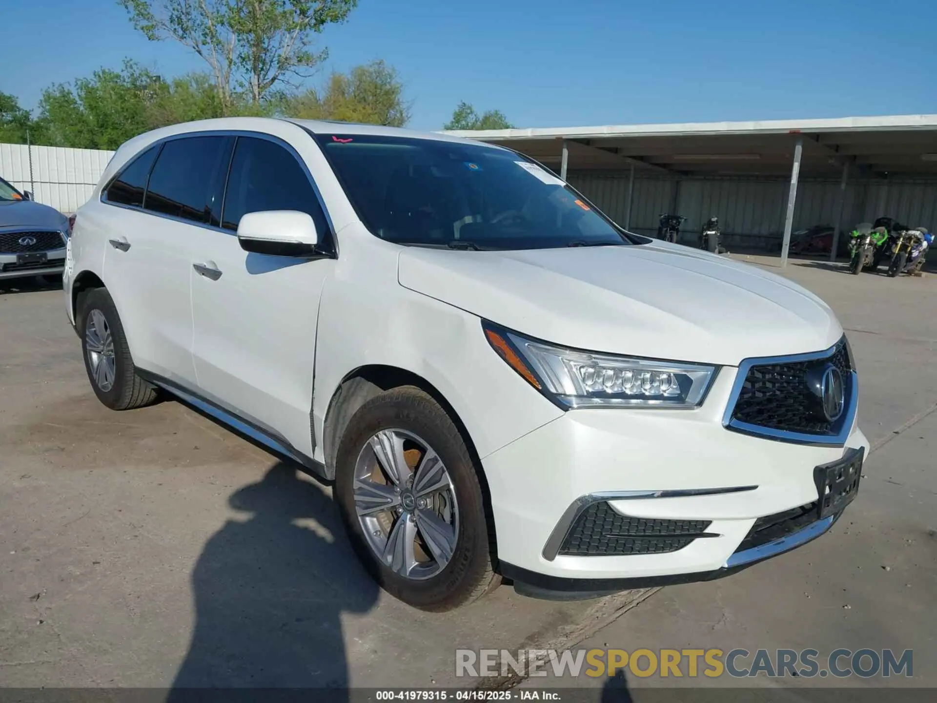 1 fotografías del automóvil dañado 5J8YD3H30LL009941 ACURA MDX 2020