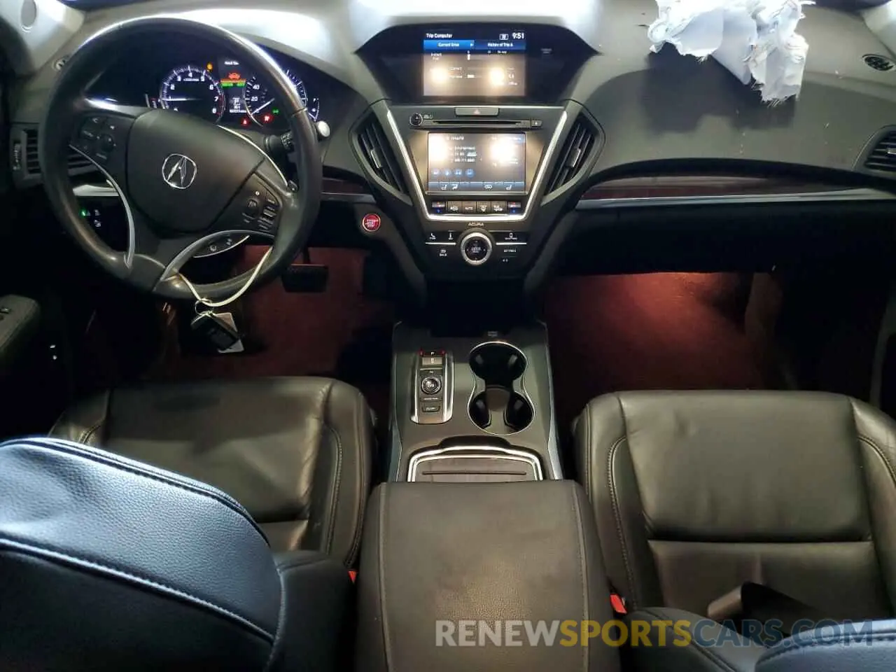 8 fotografías del automóvil dañado 5J8YD3H33LL018410 ACURA MDX 2020