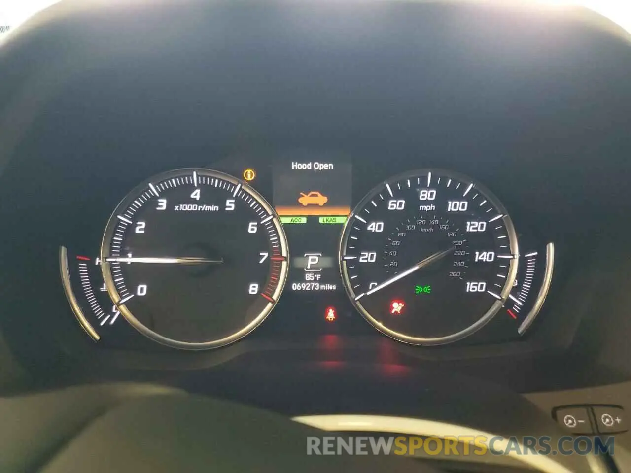9 fotografías del automóvil dañado 5J8YD3H33LL018410 ACURA MDX 2020