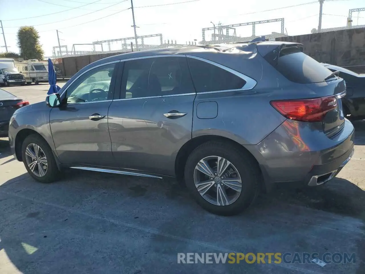 2 fotografías del automóvil dañado 5J8YD3H36LL012407 ACURA MDX 2020