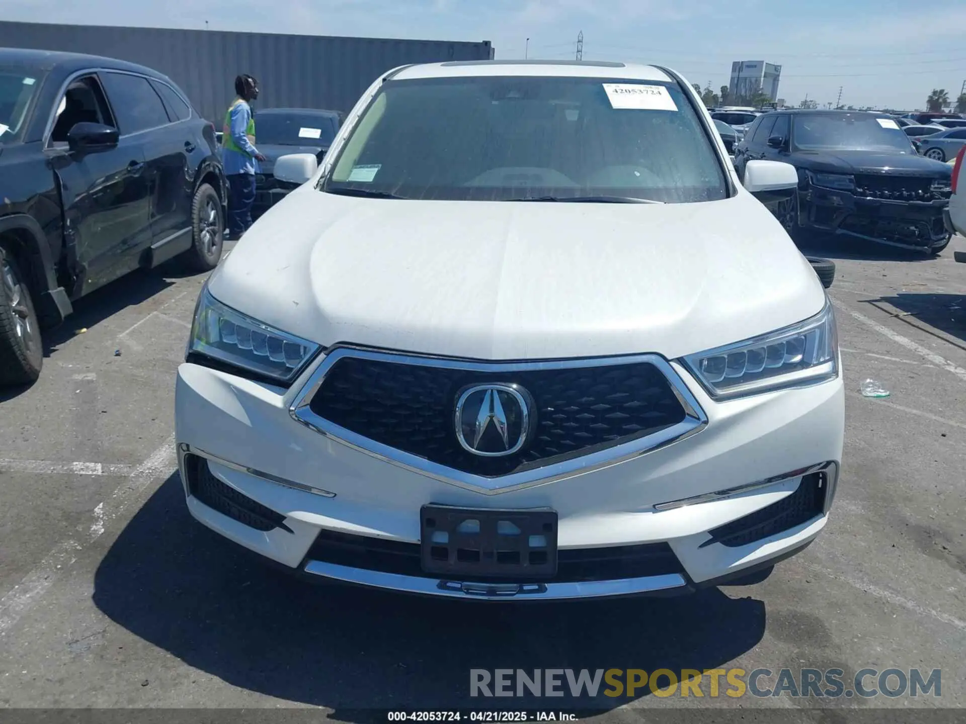 12 fotografías del automóvil dañado 5J8YD3H37LL006325 ACURA MDX 2020