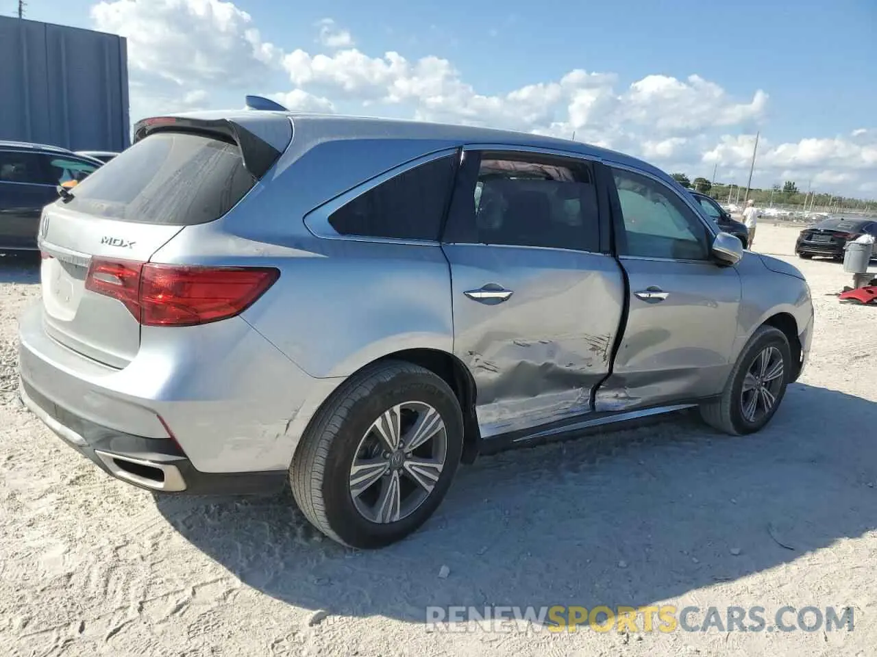 3 fotografías del automóvil dañado 5J8YD3H39LL014362 ACURA MDX 2020