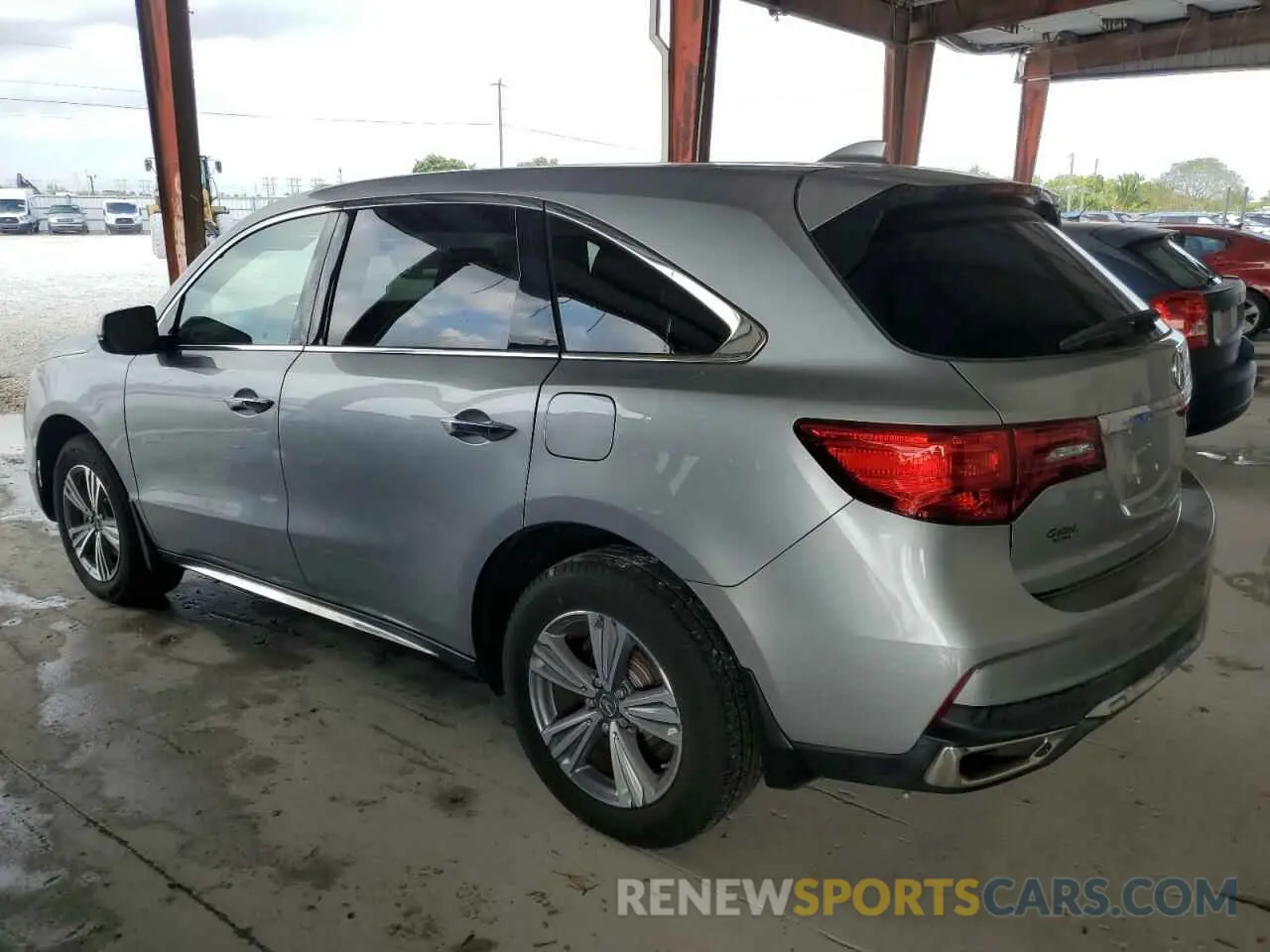 2 fotografías del automóvil dañado 5J8YD3H39LL014409 ACURA MDX 2020