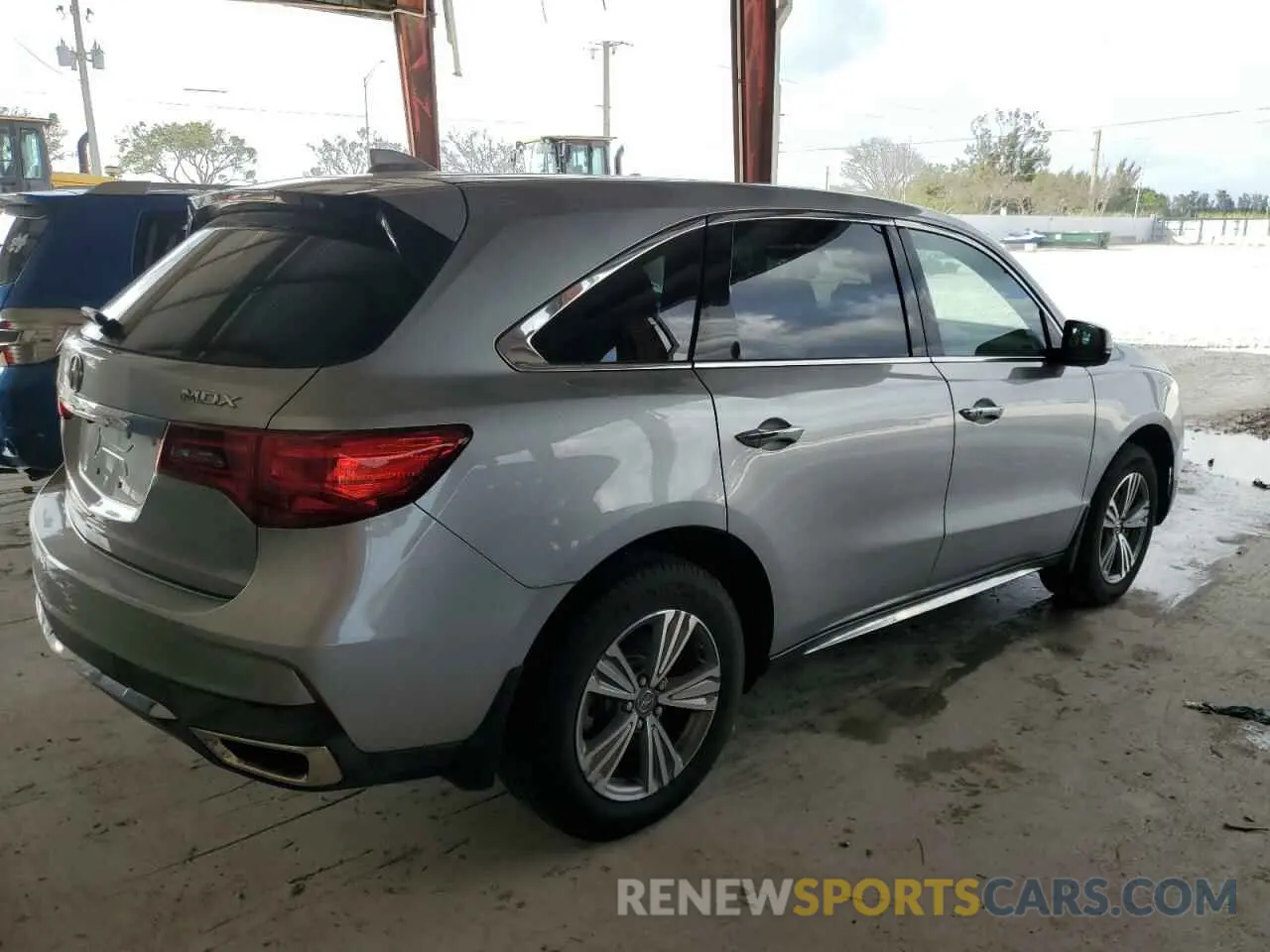 3 fotografías del automóvil dañado 5J8YD3H39LL014409 ACURA MDX 2020
