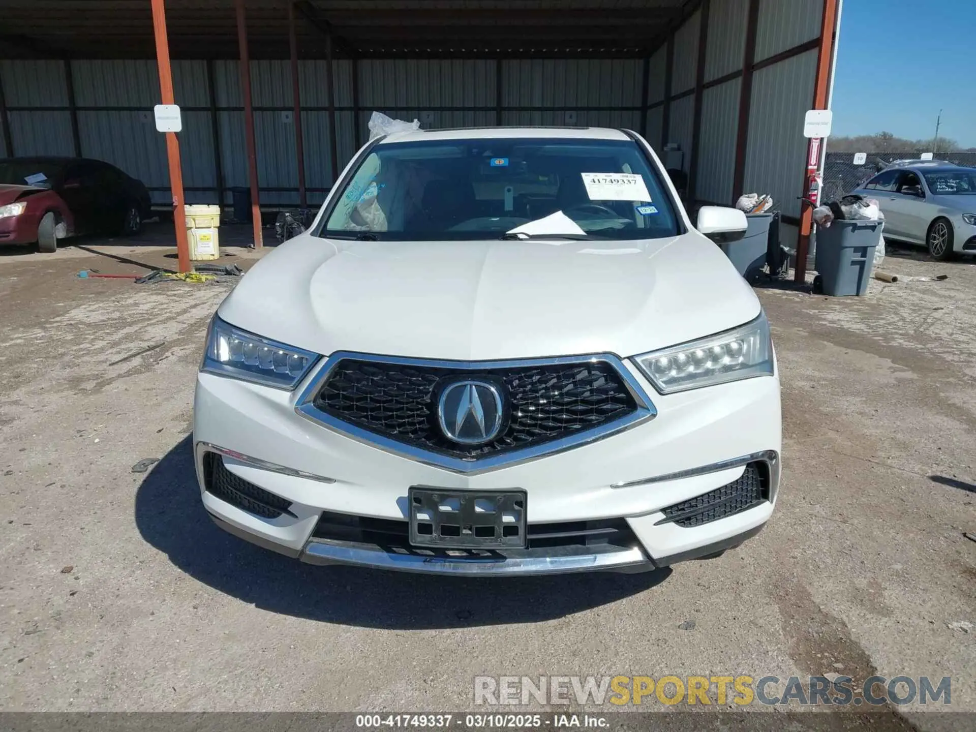 12 fotografías del automóvil dañado 5J8YD3H50LL012887 ACURA MDX 2020