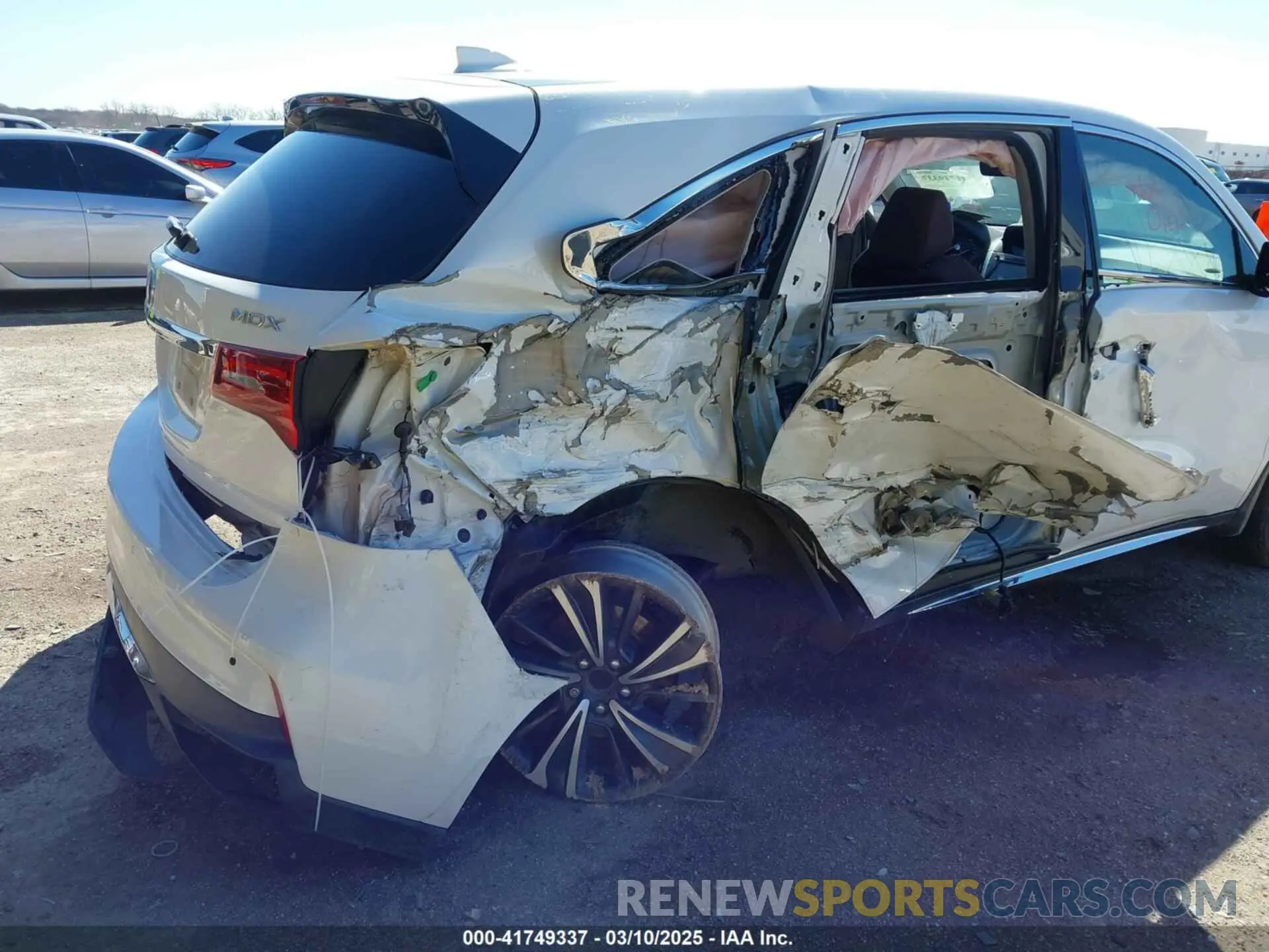 6 fotografías del automóvil dañado 5J8YD3H50LL012887 ACURA MDX 2020