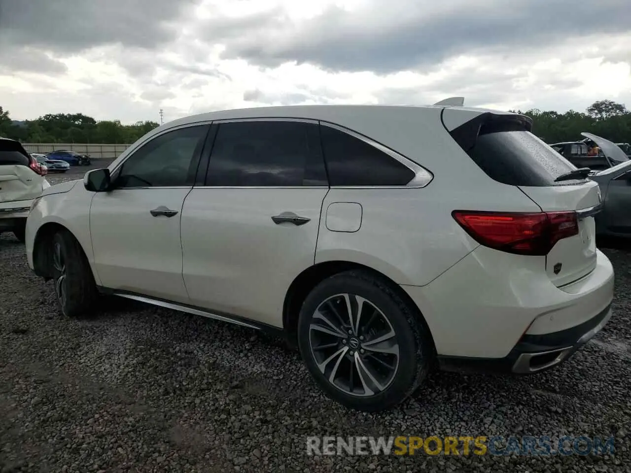 2 fotografías del automóvil dañado 5J8YD3H51LL000487 ACURA MDX 2020