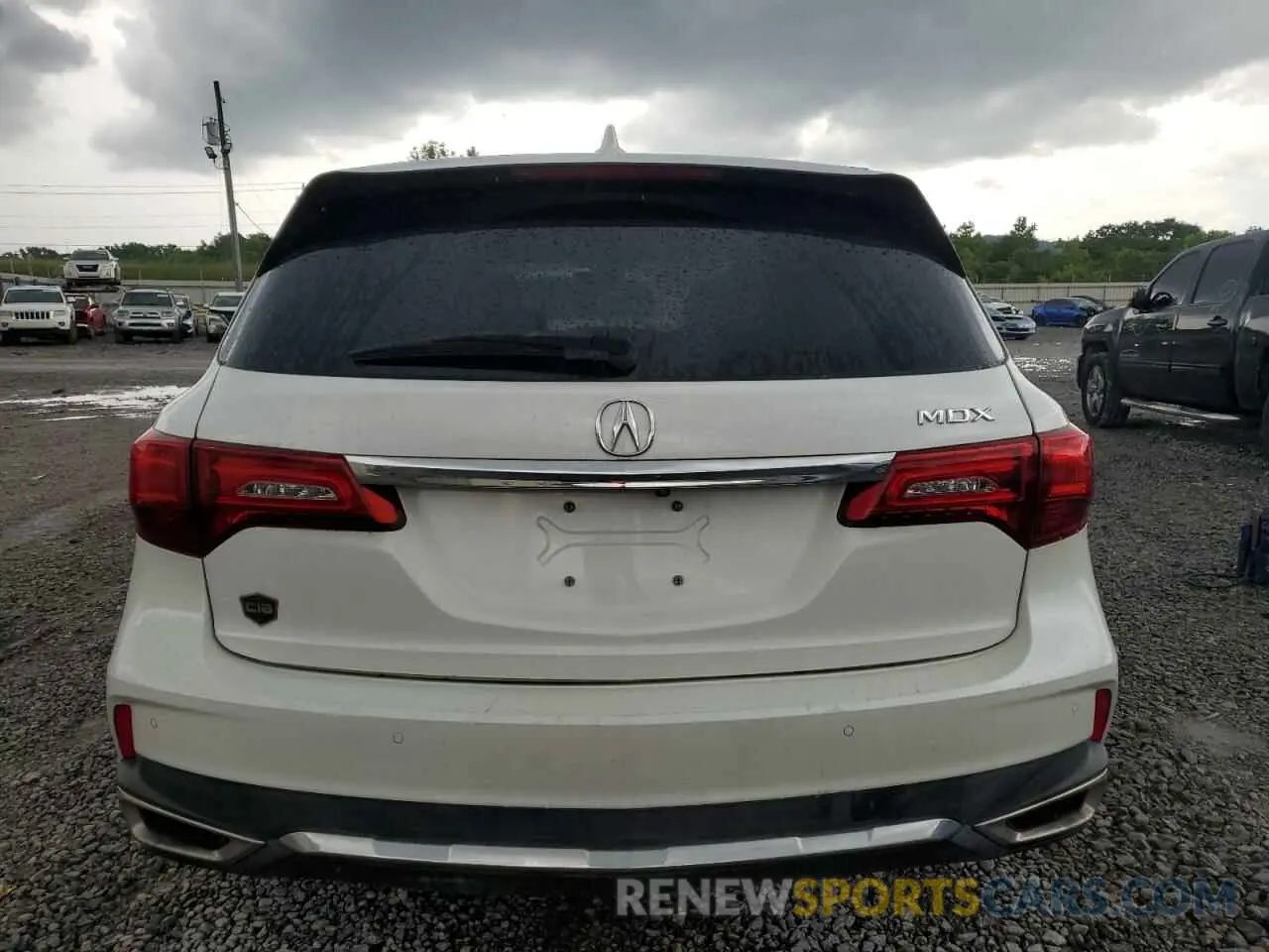 6 fotografías del automóvil dañado 5J8YD3H51LL000487 ACURA MDX 2020