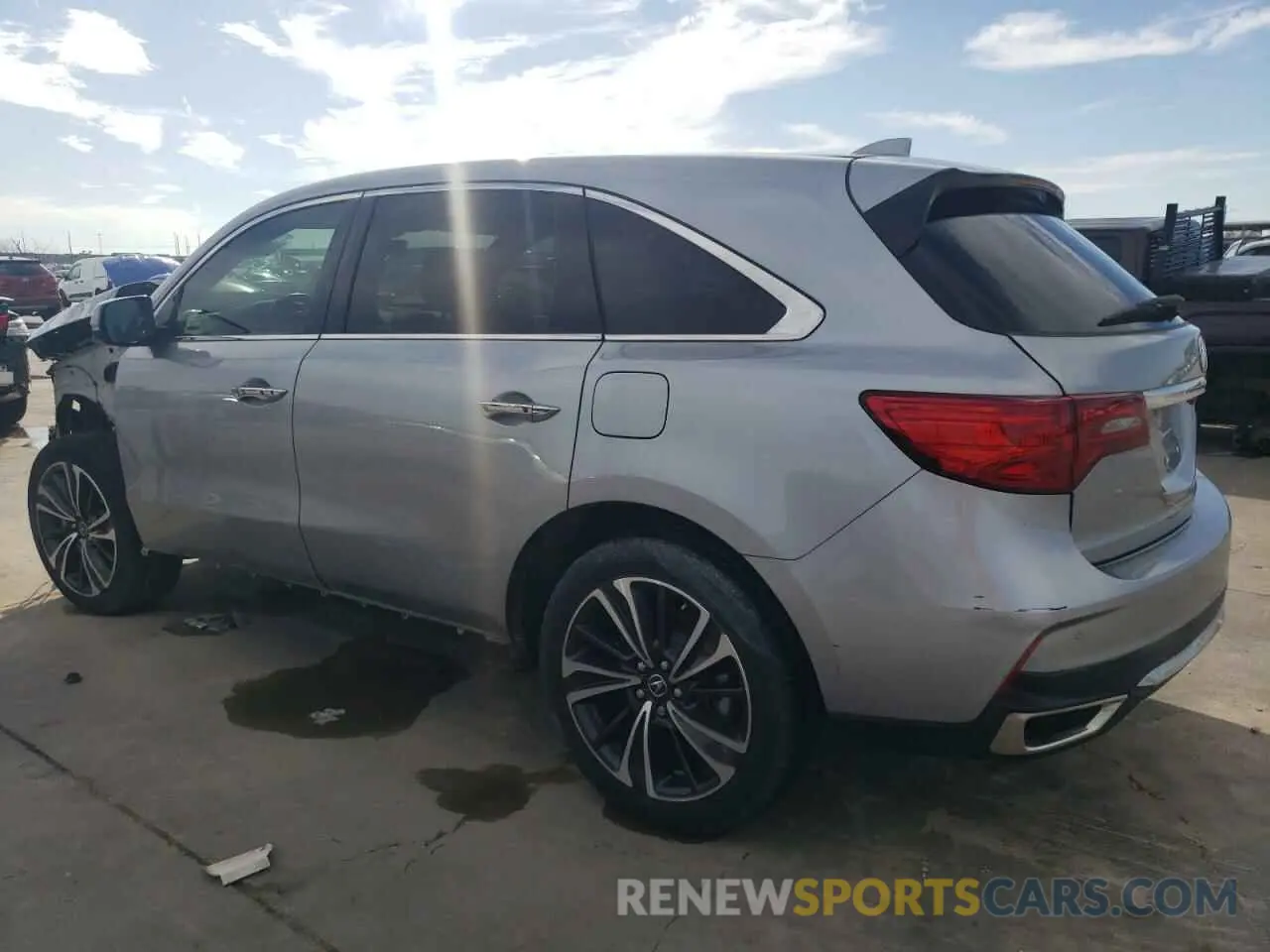2 fotografías del automóvil dañado 5J8YD3H53LL005531 ACURA MDX 2020