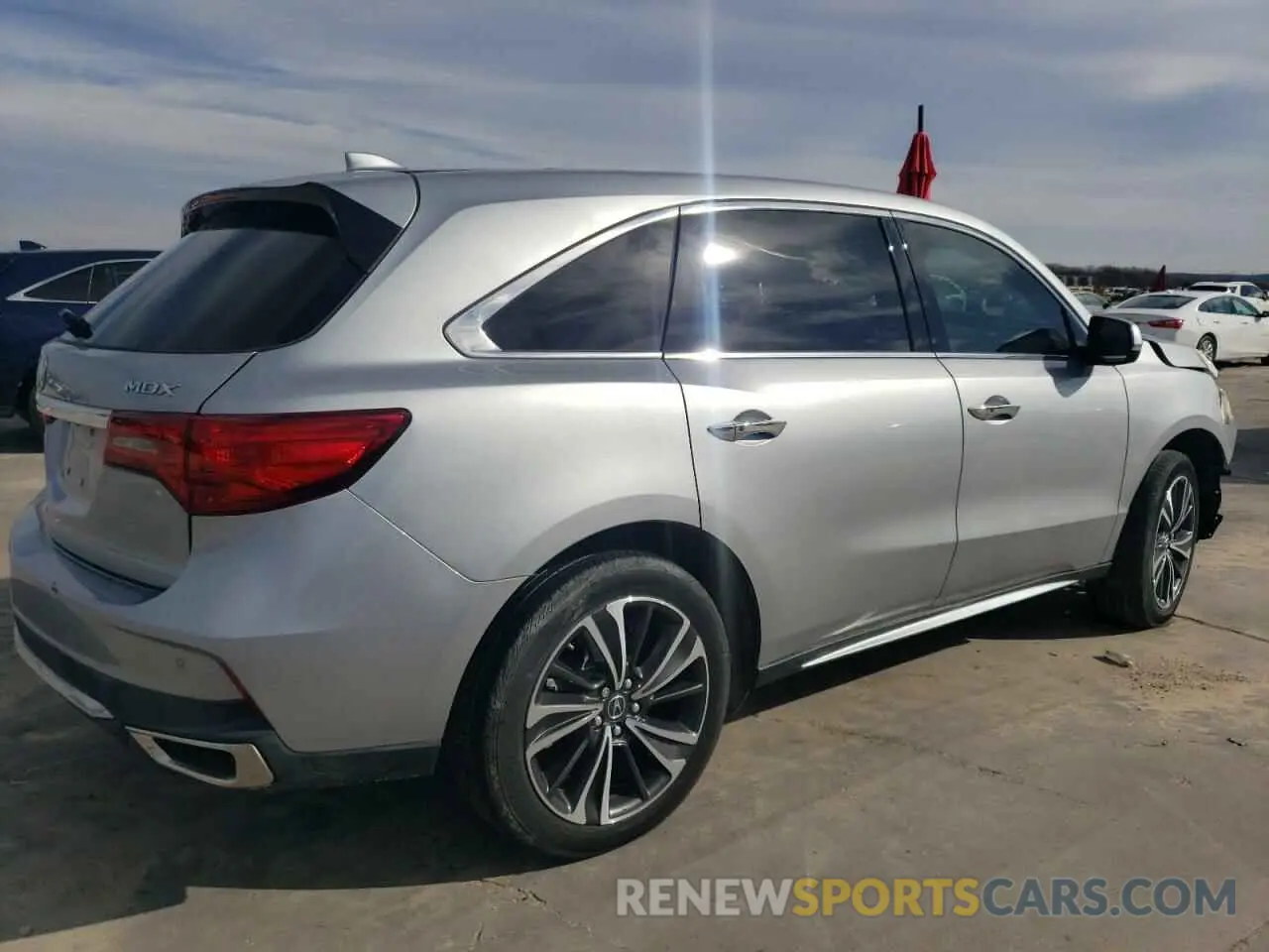 3 fotografías del automóvil dañado 5J8YD3H53LL005531 ACURA MDX 2020