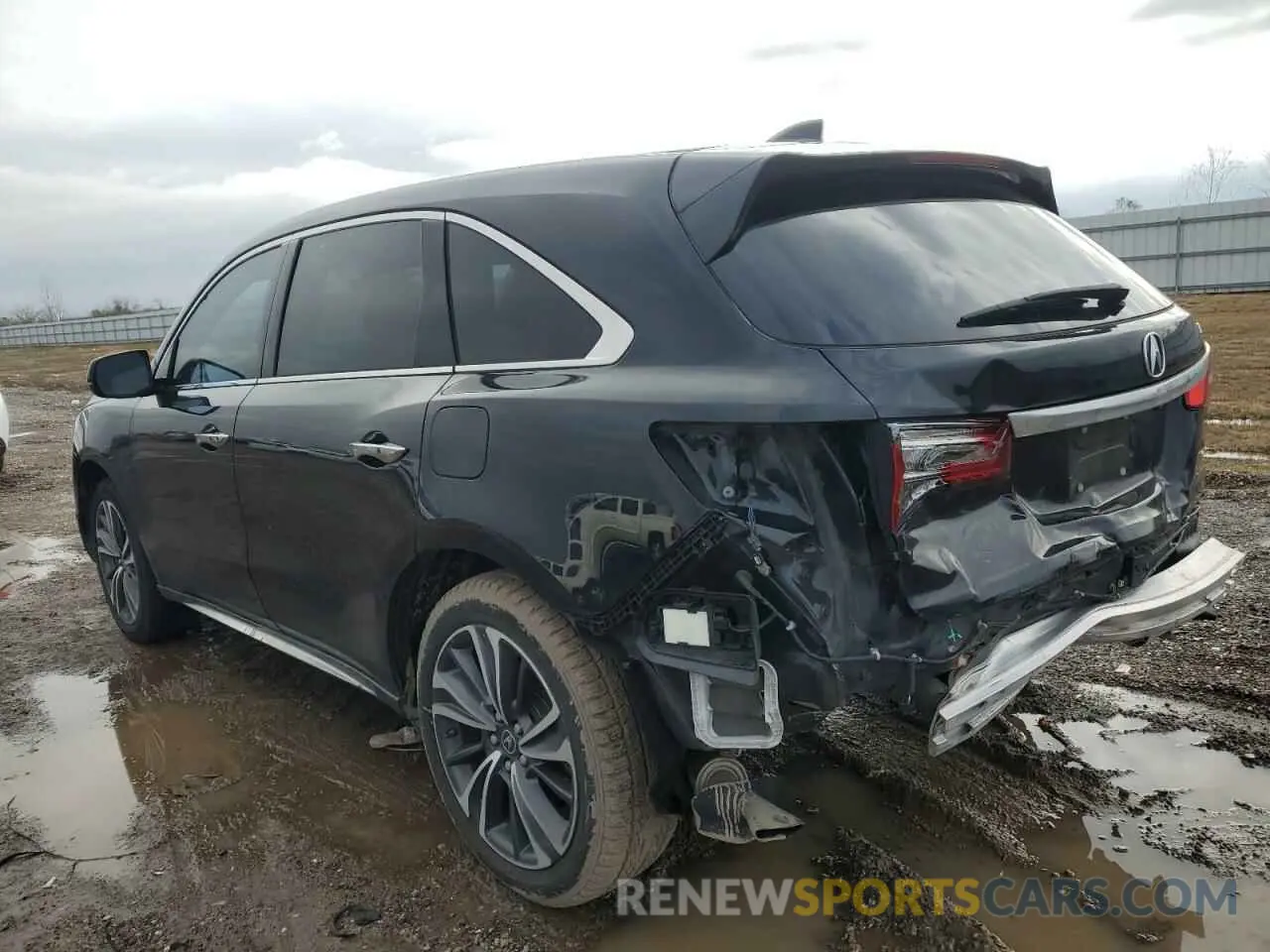 2 fotografías del automóvil dañado 5J8YD3H53LL006243 ACURA MDX 2020