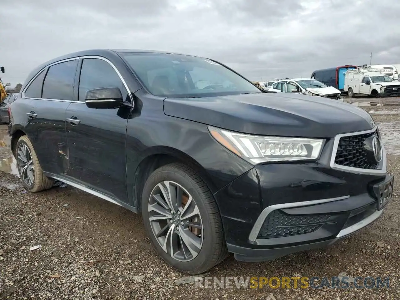 4 fotografías del automóvil dañado 5J8YD3H53LL006243 ACURA MDX 2020